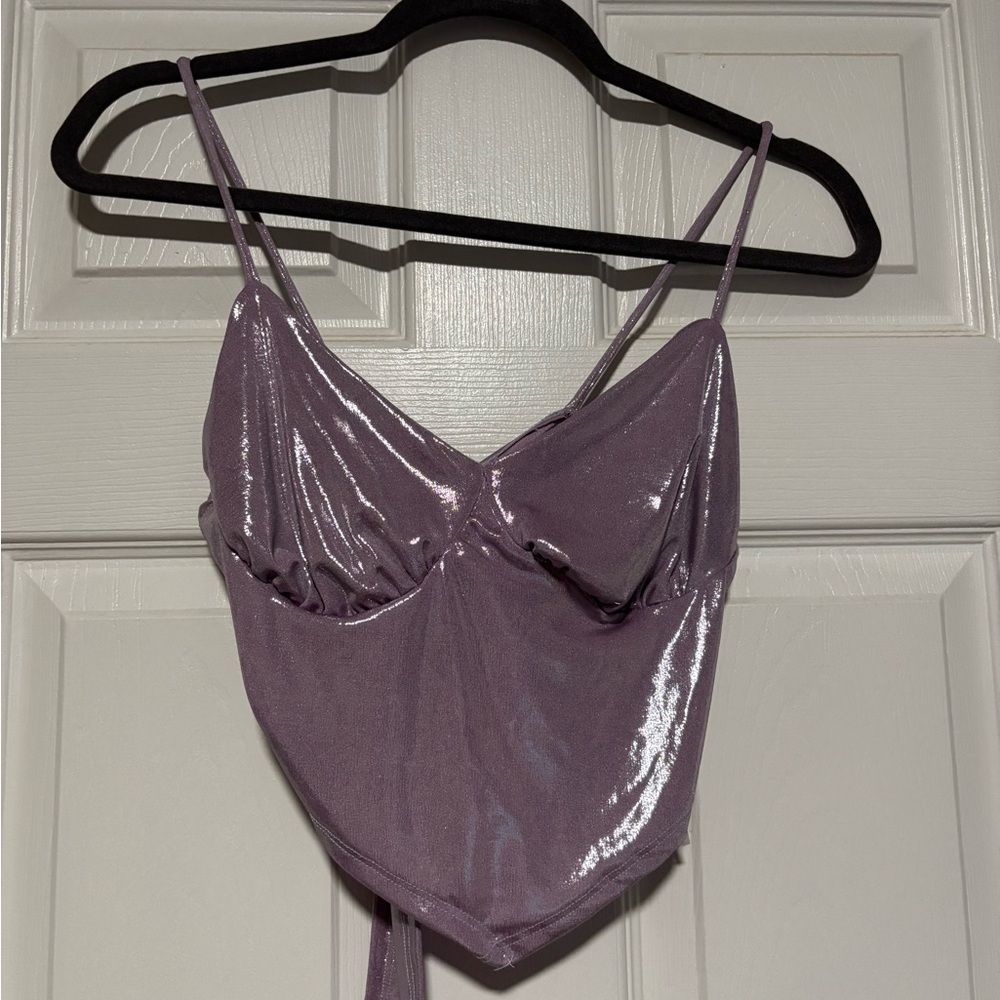 Shimmering Lavender Camisole Top